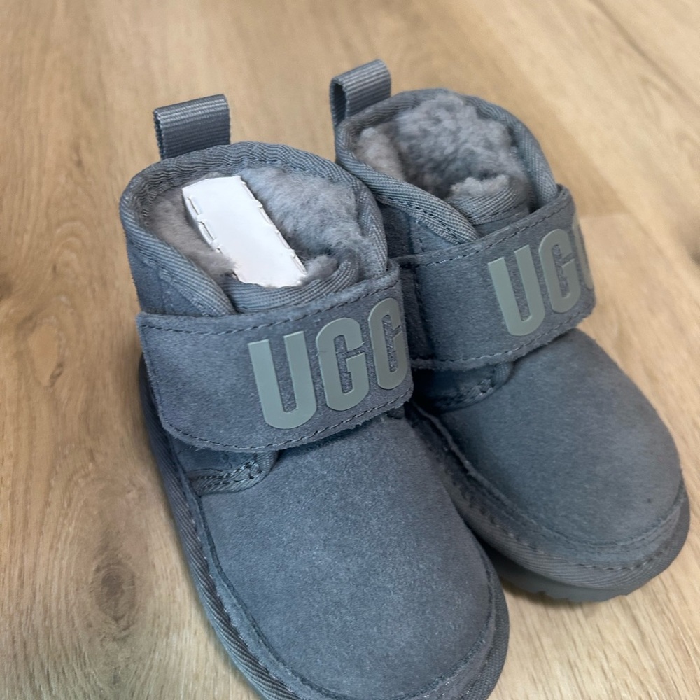 UGG Kids Gray Boots 6C